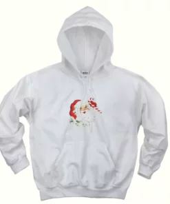 Retro Santa Design Ugly Christmas Hoodie 5