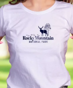 Rocky Mountain National Park Casual Earth Day T Shirt 2