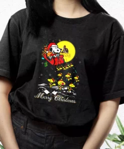 Santa Claus With Sleigh And Snoopy T Shirt Xmas Design 2 Santa Claus With Sleigh And Snoopy T Shirt Xmas Design 3