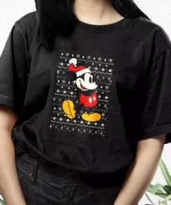 Santa Mickey Mouse Ugly Christmas T Shirt Xmas Design 2 Santa Mickey Mouse Ugly Christmas T Shirt Xmas Design 3