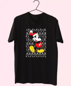 Santa Mickey Mouse Ugly Christmas T Shirt Xmas Design 3 Santa Mickey Mouse Ugly Christmas T Shirt Xmas Design 4