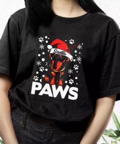 Santa Paws Dachshund Dog Christmas T Shirt Xmas Design 2 Santa Paws Dachshund Dog Christmas T Shirt Xmas Design 3