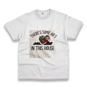 Santa There Is Some HoS In This House Funny Christmas T Shirt 4