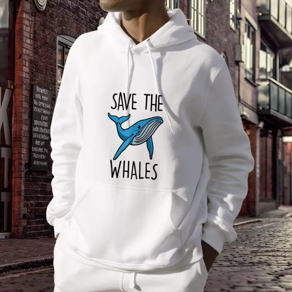 Save The Whales Day Earth Day Hoodie