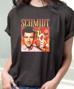 Schmidt Homage Tv Icon T Shirt Xmas Design 2
