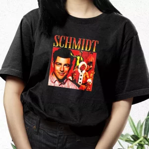 Schmidt Homage Tv Icon T Shirt Xmas Design 3