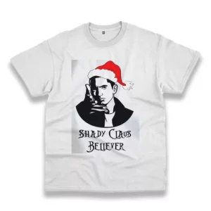 Shady Claus Believer Funny Christmas T Shirt 4