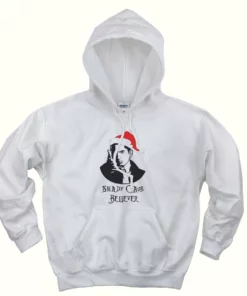 Shady Claus Believer Ugly Christmas Hoodie 1