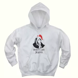 Shady Claus Believer Ugly Christmas Hoodie 4