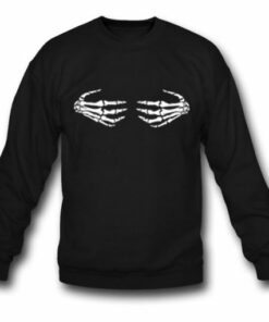 Skeleton Hands On Boobs Sweatshirt 2