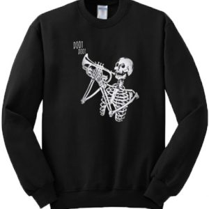 Skeleton Trumpet Sweatshirt 1