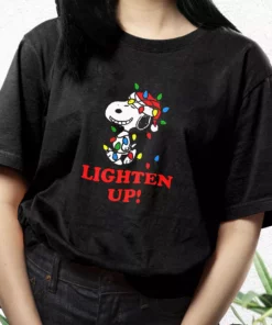 Snoopy Christmas Lighten Up T Shirt Xmas Design 2 Snoopy Christmas Lighten Up T Shirt Xmas Design 3