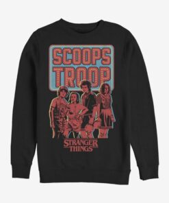 Stranger Things Scoops Troop Crew Sweatshirt 1
