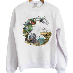 Studio Ghibli Characters Sweatshirt