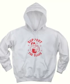 Support The Claus Ugly Christmas Hoodie 4
