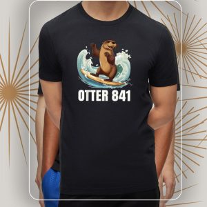 Surfing Otter 841 California Sea Otter 841 T Shirt 1