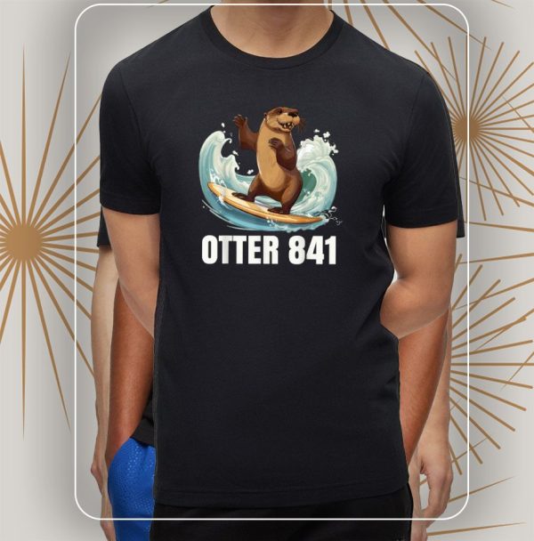 Surfing Otter 841 California Sea Otter 841 T-Shirt