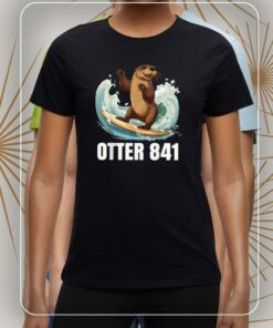Surfing Otter 841 California Sea Otter 841 T Shirt 2