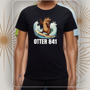 Surfing Otter 841 California Sea Otter 841 T-Shirt