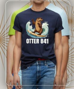 Surfing Otter 841 California Sea Otter 841 T Shirt 3