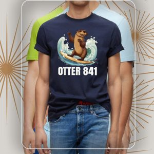 Surfing Otter 841 California Sea Otter 841 T Shirt 3