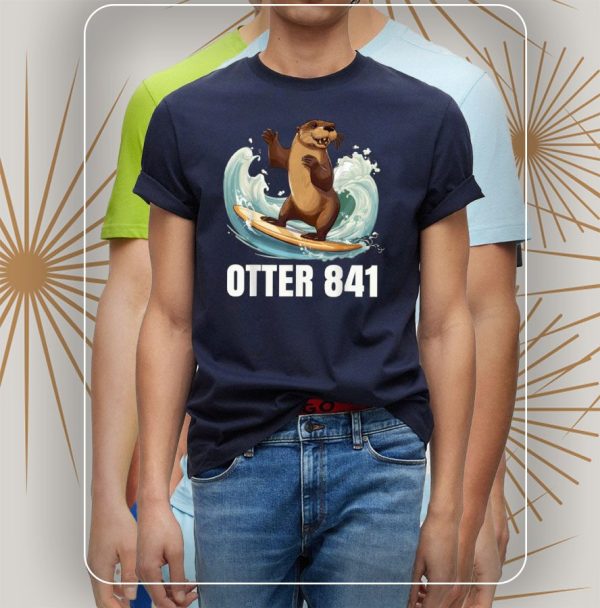 Surfing Otter 841 California Sea Otter 841 T-Shirt