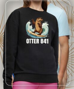 Surfing Otter 841 California Sea Otter 841 T Shirt 4