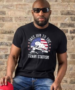 Take Him To The Train Station Vintage T Shirt 1
