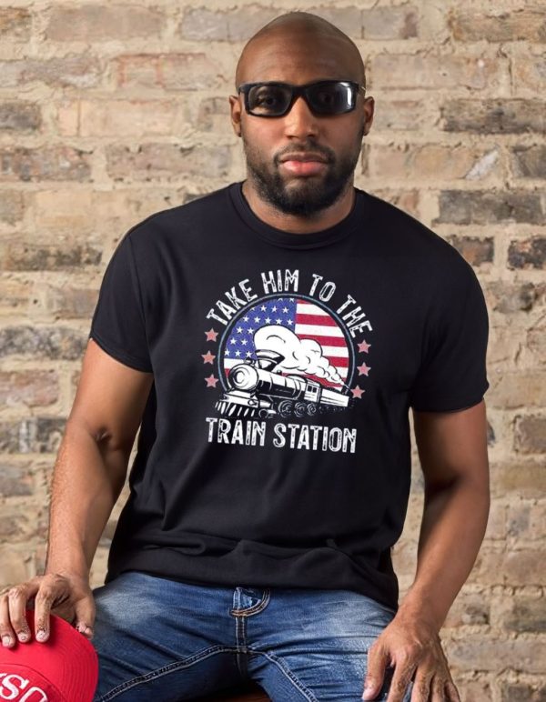 Take Him To The Train Station Vintage T-Shirt