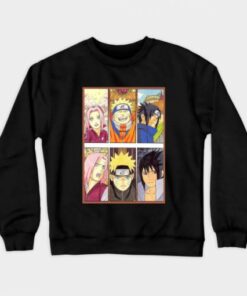 Team 7 then and now Naruto Shippuden Sweatshirt 1