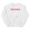 Techno Pink Font Sweatshirt