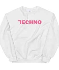 Techno Pink Font Sweatshirt 1
