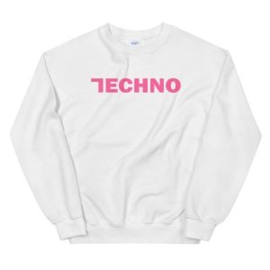 Techno Pink Font Sweatshirt