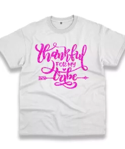 Thankful For My Tribe Thanksgiving Vintage T Shirt 1