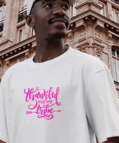 Thankful For My Tribe Thanksgiving Vintage T Shirt 3