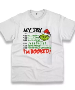 The Grinch Christmas Schedule Funny Christmas T Shirt 1