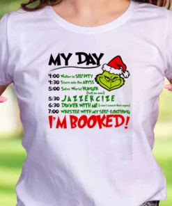 The Grinch Christmas Schedule Funny Christmas T Shirt 2
