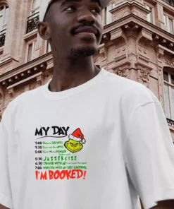 The Grinch Christmas Schedule Funny Christmas T Shirt 3