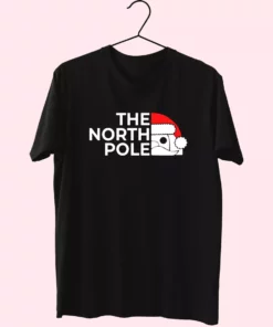 The North Pole Santa Christmas T Shirt Xmas Design 1