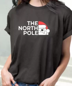 The North Pole Santa Christmas T Shirt Xmas Design 2