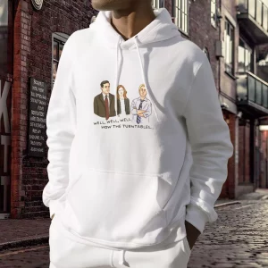 The Office Well How The Turntables Thanksgiving Hoodie 3