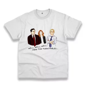 The Office Well How The Turntables Thanksgiving Vintage T Shirt 4