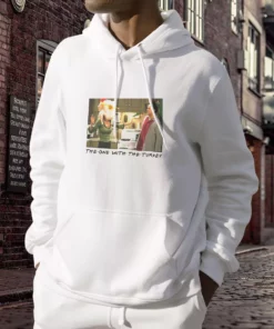 The One With The Turkey Friends Monica Chandler Thanksgiving Hoodie 2 The One With The Turkey Friends Monica Chandler Thanksgiving Hoodie 3