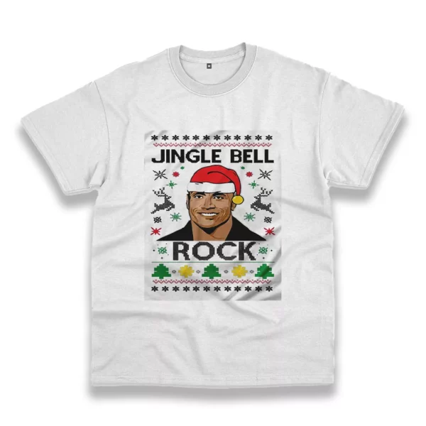 The Rock Jingle Bell Rock Funny Christmas T Shirt