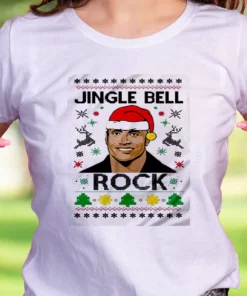 The Rock Jingle Bell Rock Funny Christmas T Shirt 2