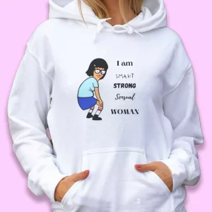 Tina Belcher Smart Strong Sensual Woman Thanksgiving Hoodie 2