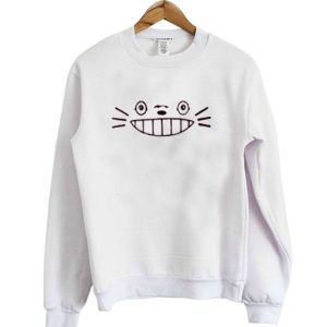 Totoro face funny Sweatshirts