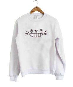 Totoro face funny Sweatshirts 2