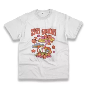 Trippy Mushroom Stay Groovy Funny Christmas T Shirt 4