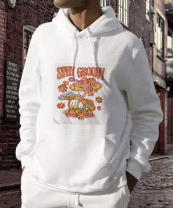 Trippy Mushroom Stay Groovy Ugly Christmas Hoodie 2 Trippy Mushroom Stay Groovy Ugly Christmas Hoodie 3